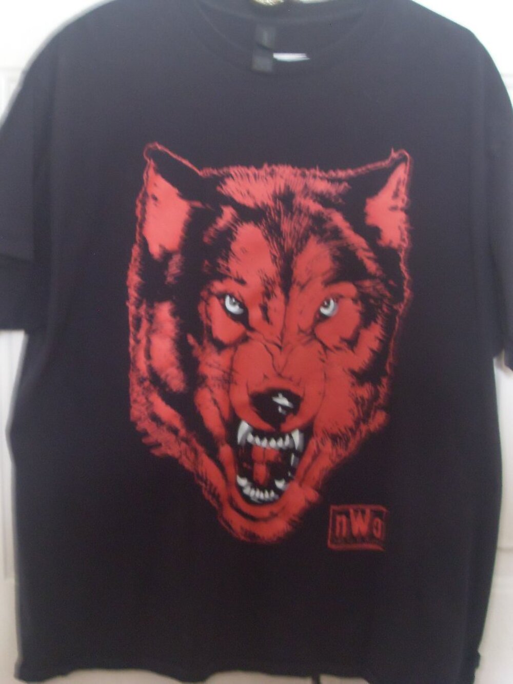 WWE T-Shirt Wolfpack In The Front NWO In The Back New XL